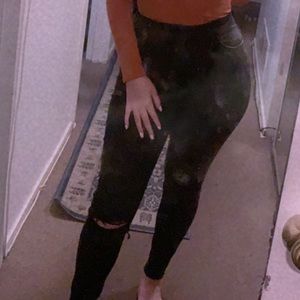 Black American eagle jeans